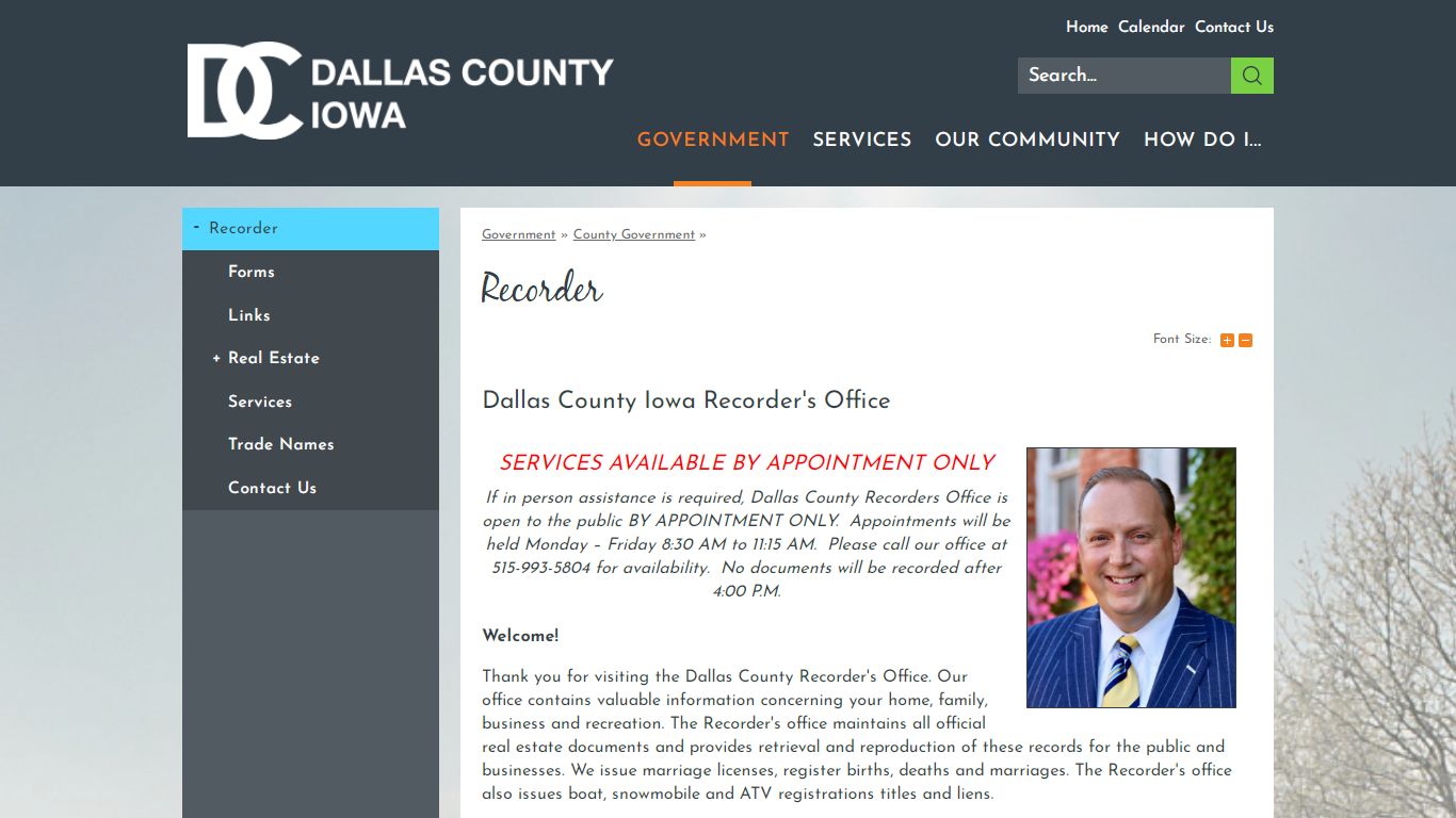 Recorder | Dallas County, IA